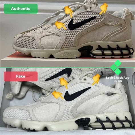 stussy nike spiridon real vs fake|stussy x nike air zoom.